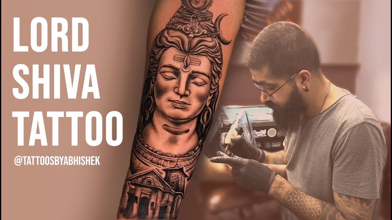 Shiva Trishul 3D Tattoo - Ace Tattooz