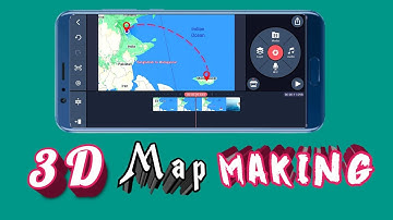 3D Map Animation In kinemaster || Google Map zoom animation || Kinemaster tutorial