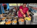  famous aunty selling non veg meals unlimited rs 120  hyderabad street food  indian street food