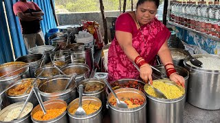 | Famous Aunty selling Non Veg Meals unlimited Rs/- 120 | Hyderabad Street Food | Indian Street Food