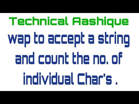 54.wap to accept a string and count the individual chars in plsql program