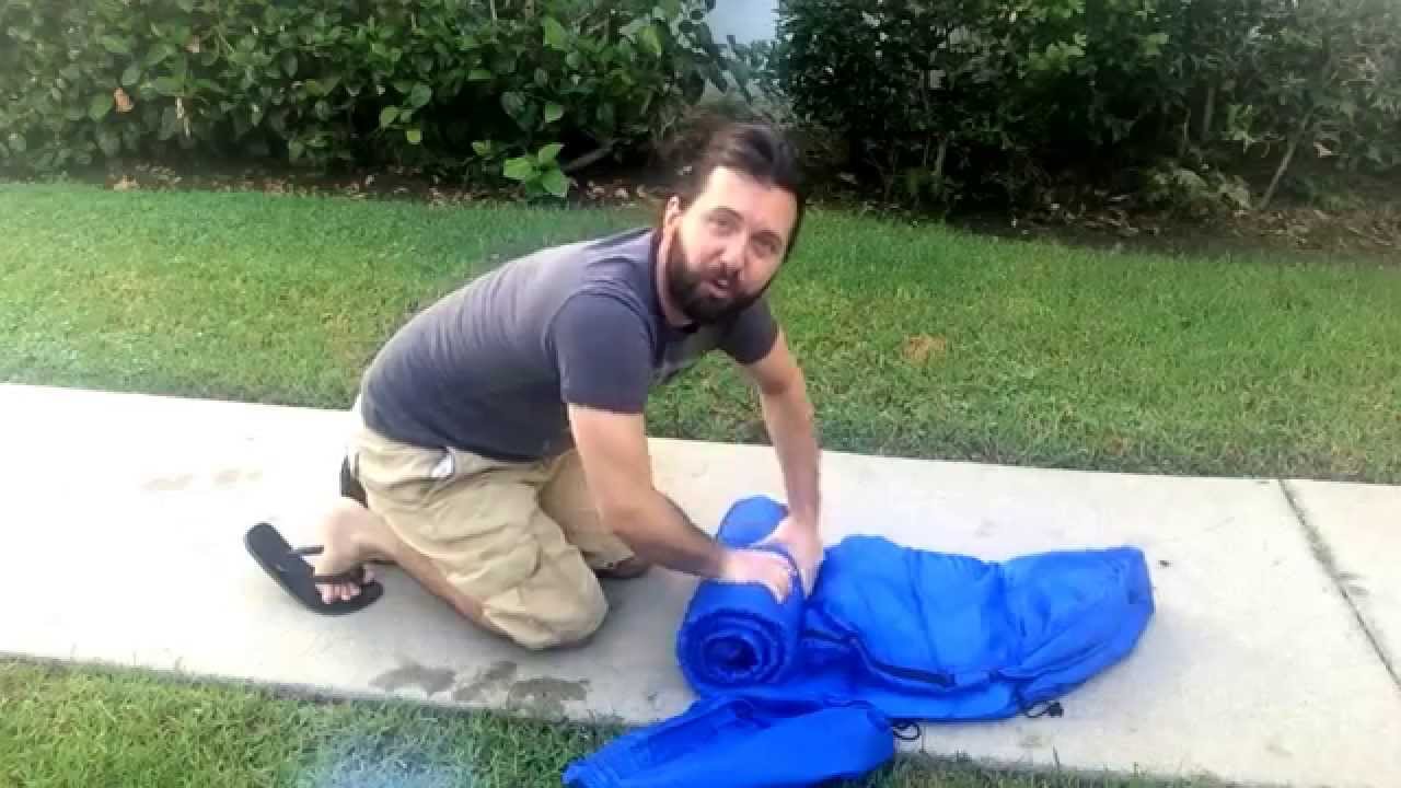 How To Roll Up Your Sleeping Bag Into The Carry Peanut By Egoz How To Roll Up Your Sleeping Bag Into The Carry Peanut By Egoz You