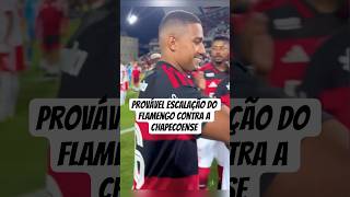ESSA É A PROVÁVEL ESCALAÇÃO...#Flamengo #futebol #noticiasdoflamengo #fyp