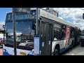 Busways North West Ryde m/o 1719 Volvo B12BLEA Euro 3 Custom Coaches CB60 Disco Bendy Bus Ride.