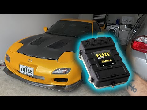 Complete HALTECH 1500 Install on my RX7 FD