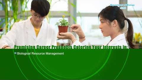 New BSc (Hons) Bioresource & Agricultural Science,Department of Biology Hong Kong Baptist University