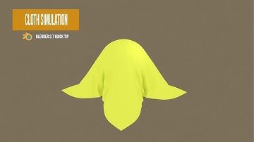 How to make a cloth simulation in Blender [2.7]