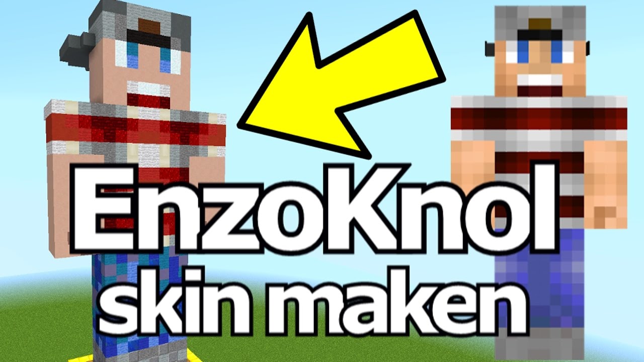 Verrassend De SKIN van ENZOKNOL maken! Youtuber Skins! - YouTube FR-96