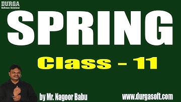 SPRING Programming Tutorial ||  by Nagoor Babu Sir On 28-02-2019
