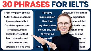 IELTS Speaking — 30 Ways to Give Your Opinion That Aren't "I Think"