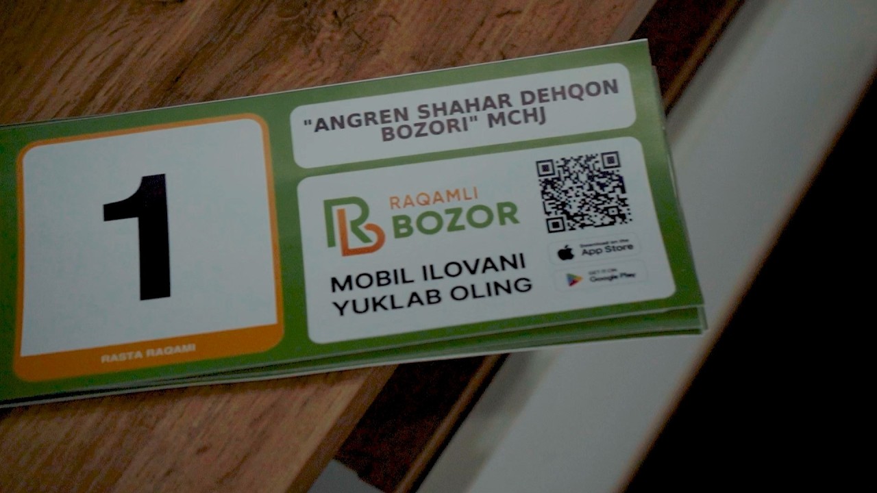 Raqamli Bozor tizimi – Bozorlarni nazorat qilish va raqamlashtirish