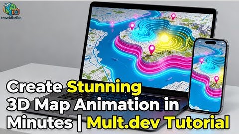 Create 3D MAP ANIMATION Using This App #aitools #aianimation #travelshorts #mult.dev #freeaitools