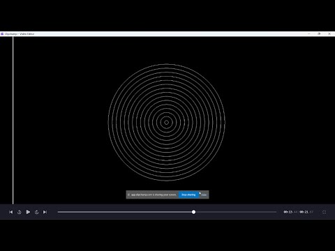 Concentric Circle  Animation | Using C program | Using Code Blocks