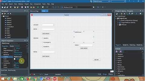 Tutorial cara membuat tiket pesawat di apk delphi 10.3 comunity