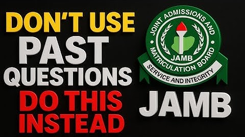 JAMB 2026 Hack: Concentreer je hierop, niet op eerdere vragen!