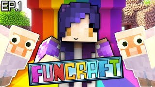 I'm the NEWEST Member!! | FunCraft Minecraft Ep. 1...