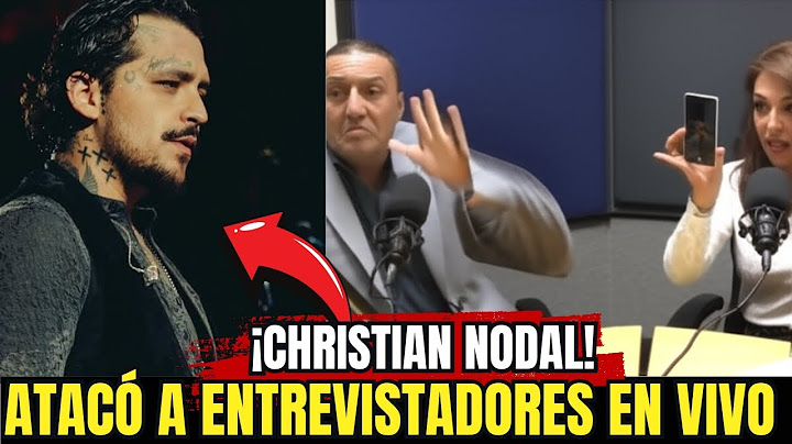 Cristian Nodal lost control in his first show in the USA.