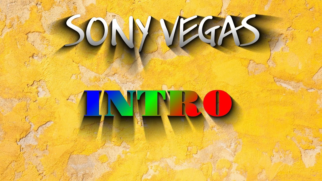 Сделать интро за 5 минут. Как сделать заставку в Sony Vegas. Уроки видеомонтажа #sonyvegas