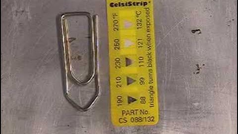 Temperature Sensing Labels, Irreversible Registration
