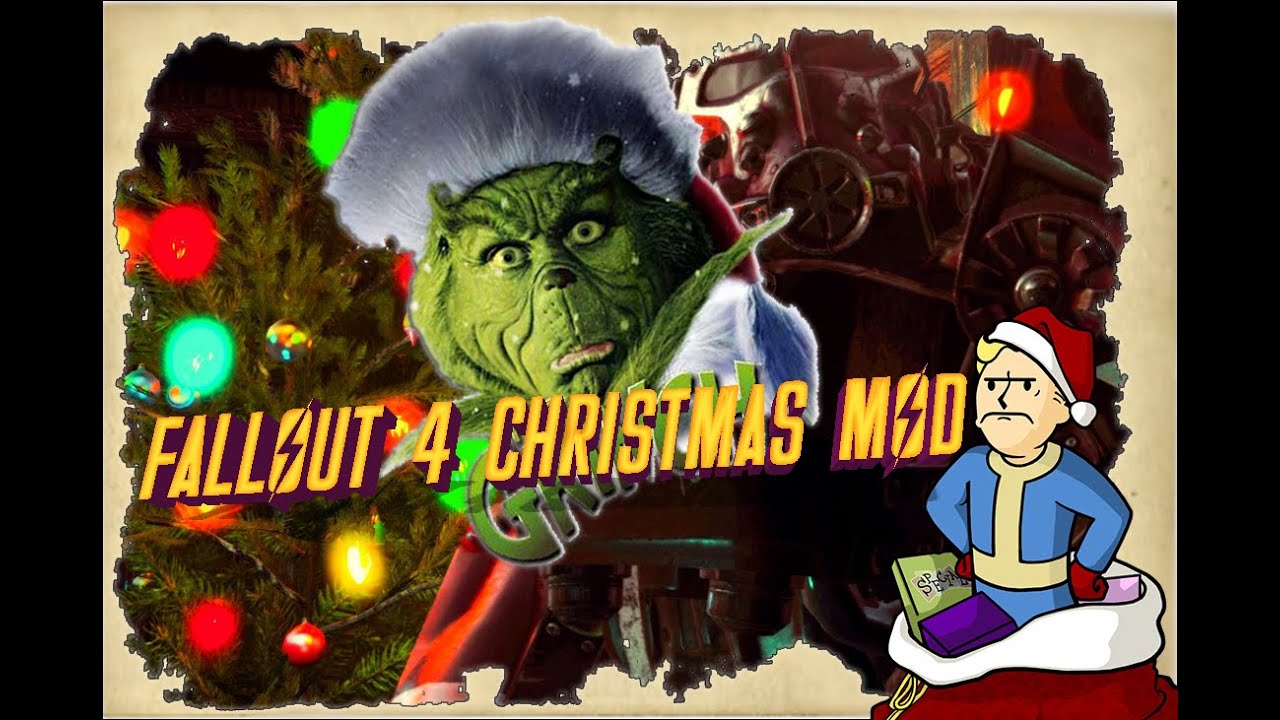 Let's Fallout 4 : Christmas  '' THE GRINCH '' OMG!!?? (Quest Mod)