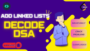 DECODE DSA # DSA CHALLENGE #NEW SERIES #PART-15 #leetcode  #challenge #linkedlists