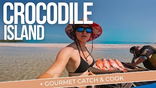 SPEARFISHING in CROCODILE Country! 🐊 CATCH & COOK