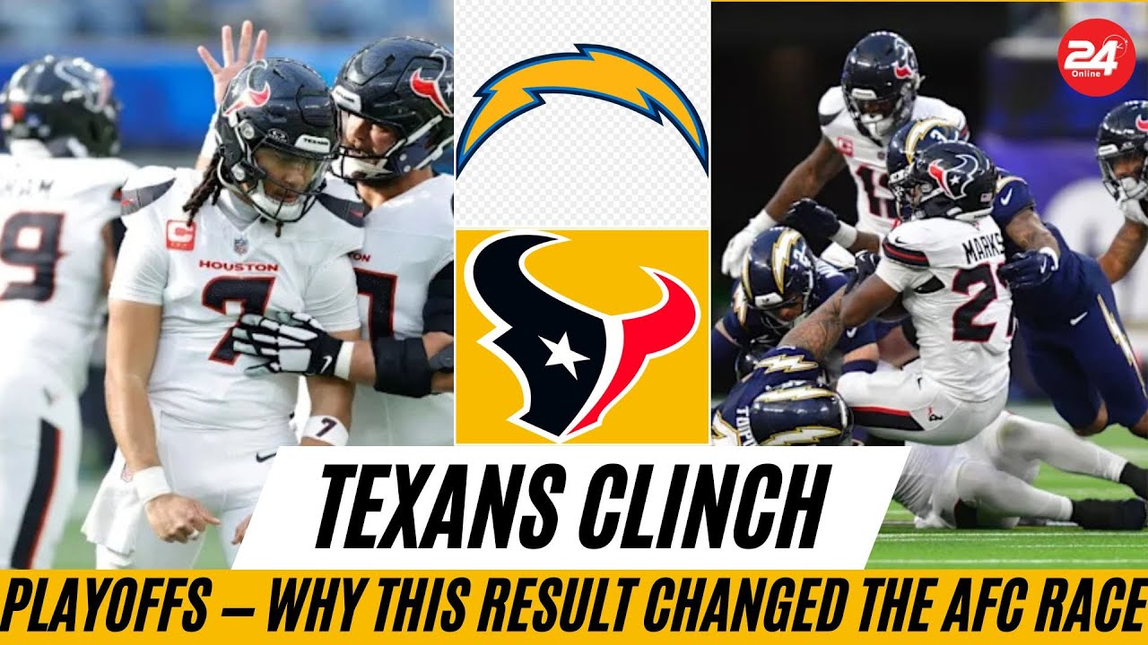 «Тексанс» обеспечили себе место в плей-офф в матче против «Чарджерс» — почему этот результат изме...