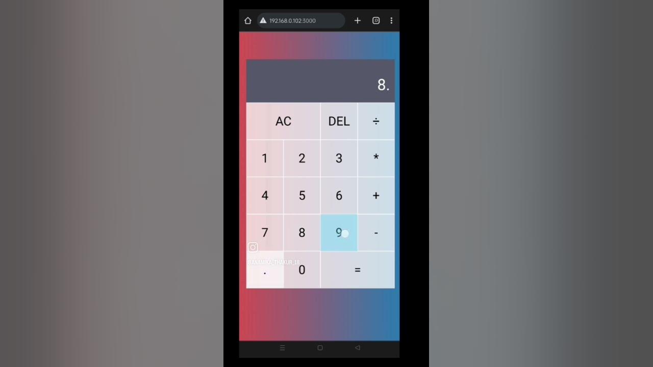 Calculator using react js 🧮 #programming #react #calculator - YouTube