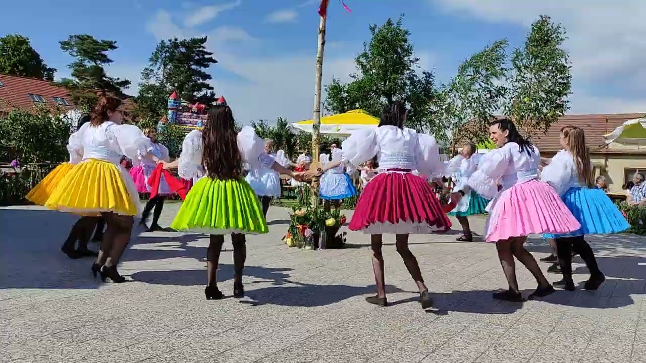 Babské hody Vedrovice - 17.6.2023 - zavádění stárek 4