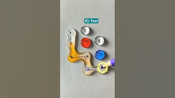 Vẽ một đường nối các giọt nước từ 1 đến 10 #iqtest #quiz #games #shorts