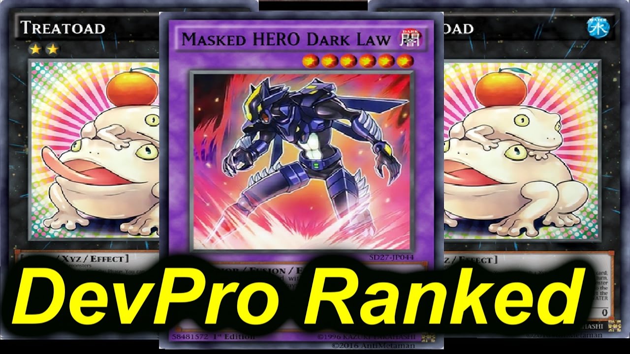MASKED HERO TOADALLY AWESOME - DEVPRO RANKED SERIES - The Road to Rank 1 [Yugioh]