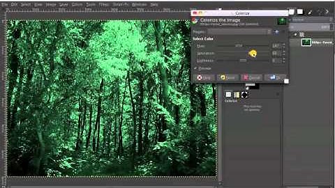 Using Color Tools in Gimp