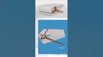 Van SketchUp naar de realiteit ✨Deze moderne salontafel is volledig gemodelleerd in SketchUp 2025...