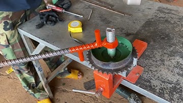 Vam uốn sắt đa năng tự chế chia sẻ chi tiết (5 phút chế tạo)