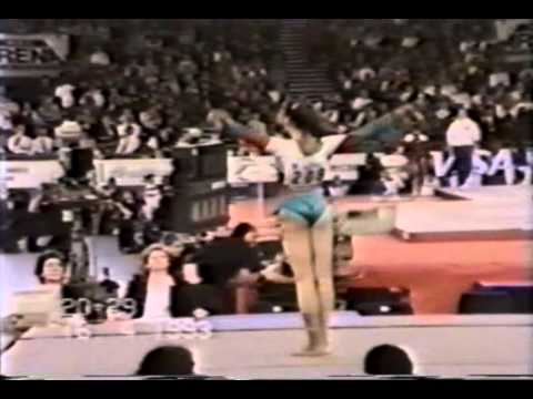 16th AA BLR Yulia Yurkina V 1993 World Gymnastics Championships 9 568