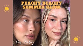 I tried HAILEY BIEBER's GLOWY MAKEUP on my OILY SKIN☀