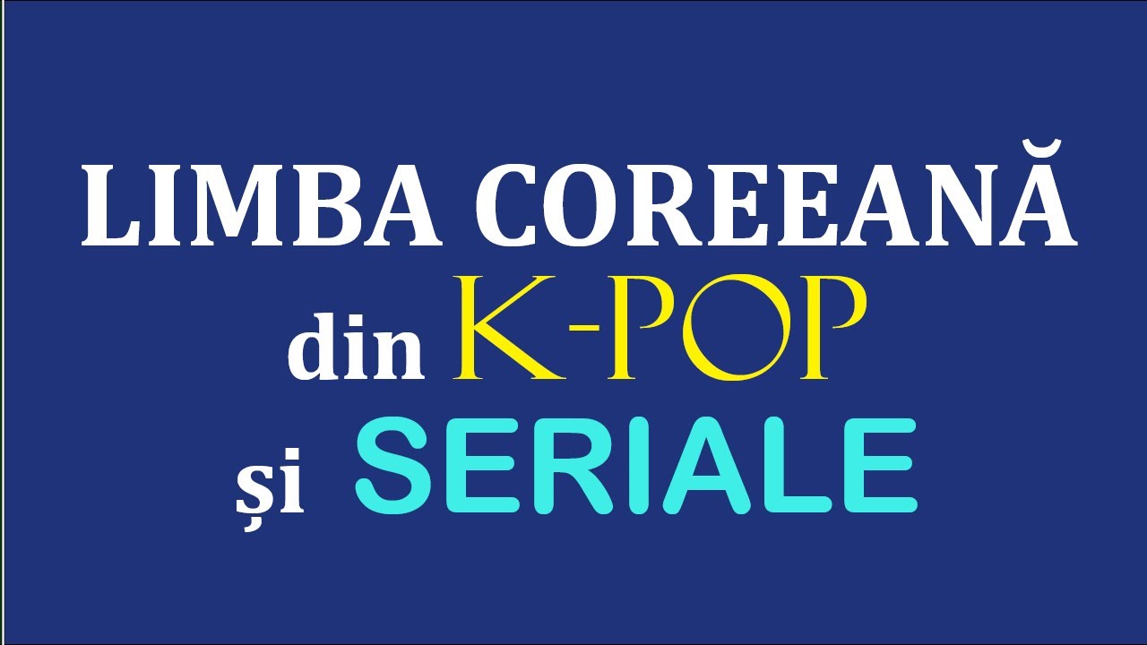 Limba coreeană din K-pop și seriale #2 / Корейский язык из K-Pop и дорам #2