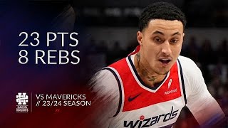 Kyle Kuzma 23 pts 8 rebs vs Mavericks 23\/24 season