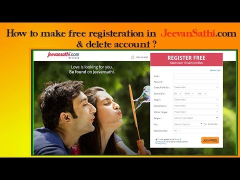 Free Registration Process Of Jeevansathi For Marriage