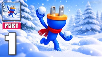 Plug Head Race - Gameplay Walkthrough Part 1 - Collect Plugs And Run (iOS, Android)