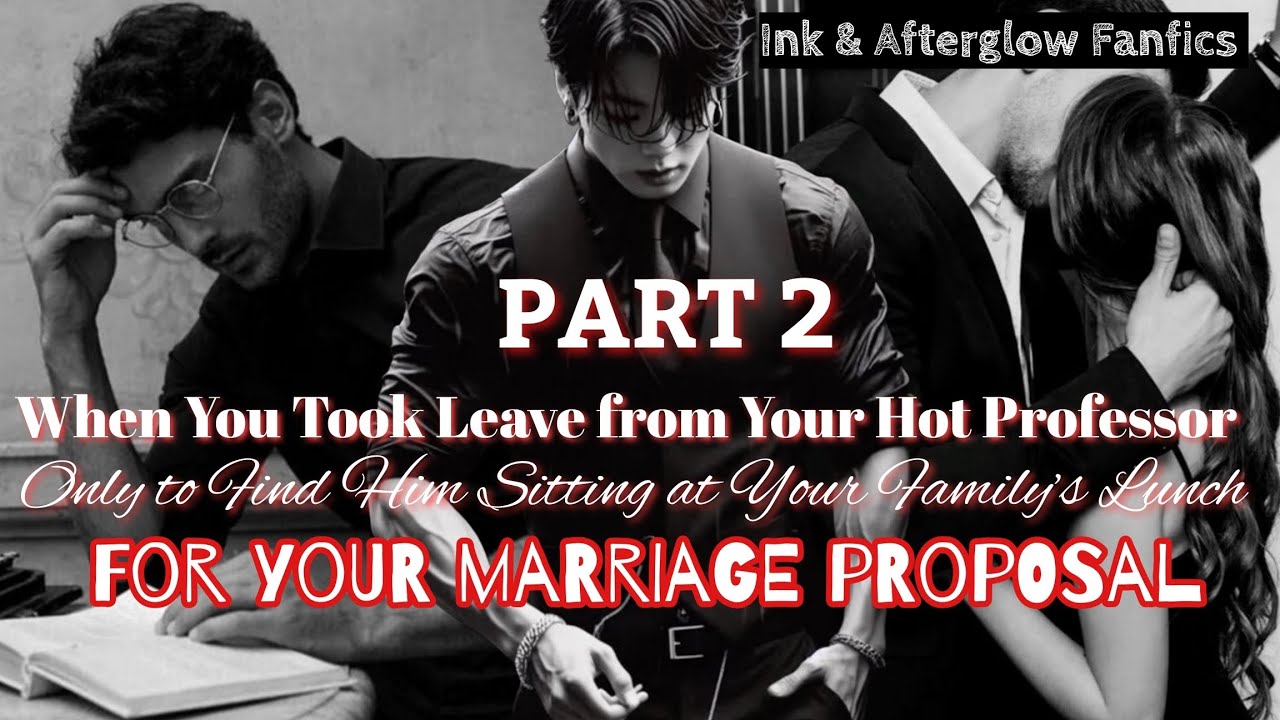 2 | When You Took Leave From Your Professor and Find Him Sitting at Lunch for your wedding proposal