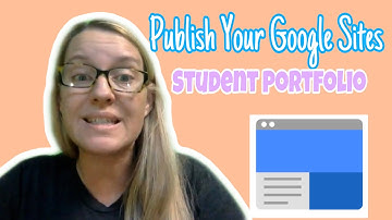 Publish your Google Sites student portfolio
