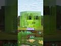 スライムくんのおうちを作ってみた！ #マイクラ #マインクラフト #minecraft #shorts