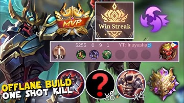 THIS IS HOW YOU BULLY THE ENEMIES WITH ONIMUSHA ALPHA EXP LANE | ALPHA BEST BUILD AND EMBLEM