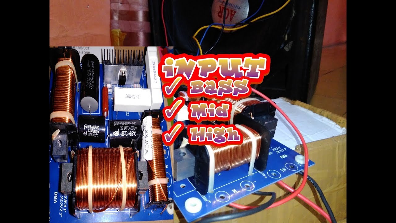 Cara Memasang Crossover Pasif 3 Way Suara Tambah Jos Youtube