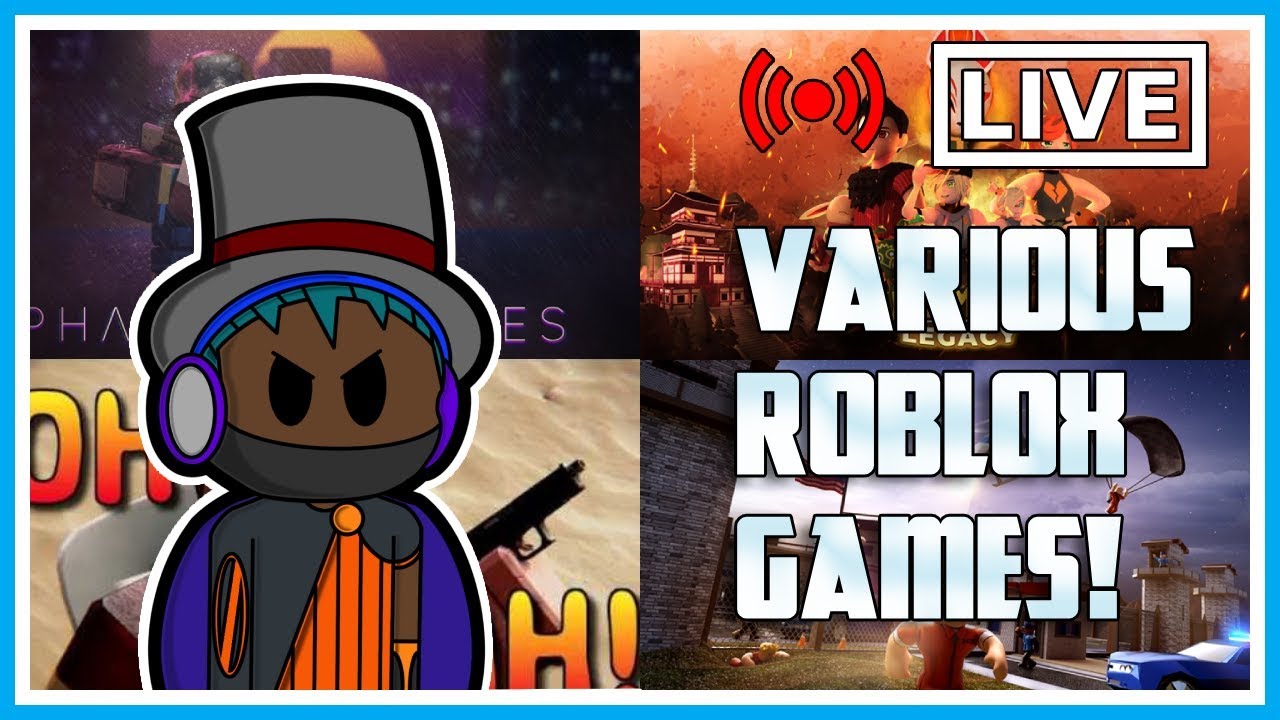 Various Roblox Games Live Stream With Viewers Youtube - jmario on twitter chill roblox live stream with some