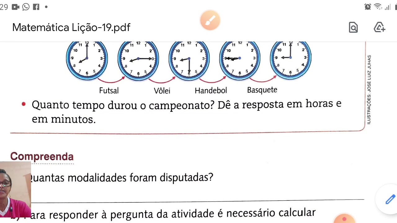 Matemática 4 Ano, PDF, Tempo