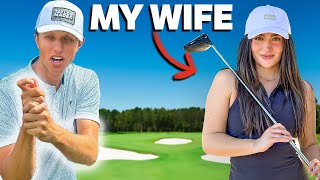 I Gave My Wife A Golf Lesson! (Grant Horvat Teaches)