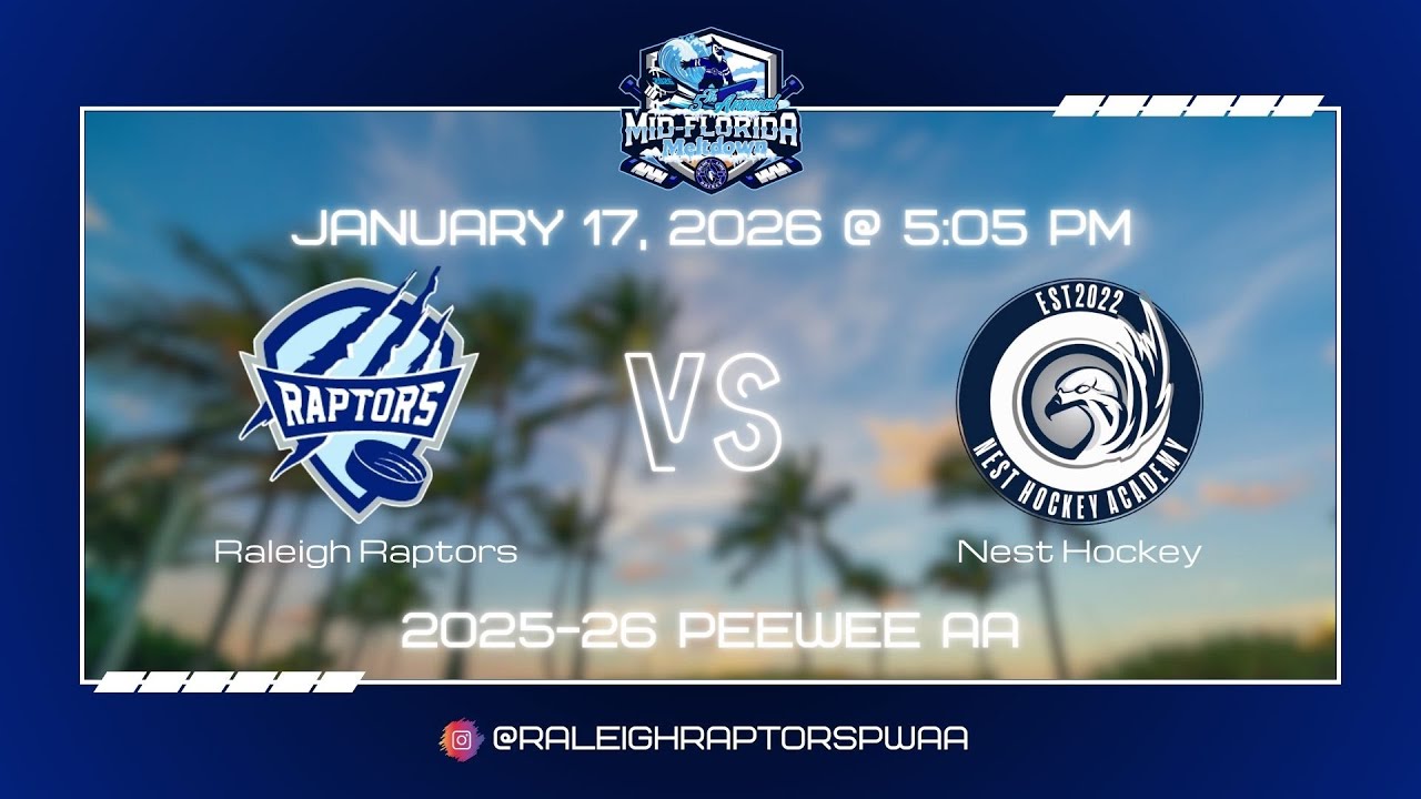 Raleigh Raptors PWAA @ Nest Hockey