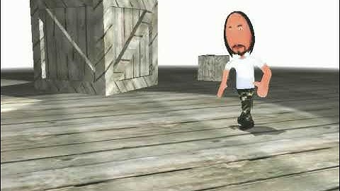 Apoena - Look Around + Cenario - MoCap test using Blender